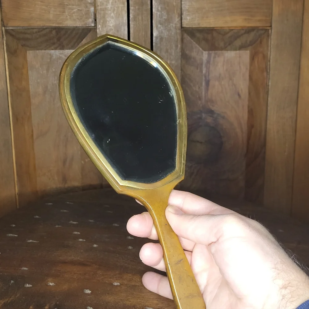 Elegant Floral Hand Mirror - Picture 6 of 17